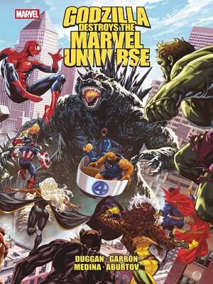 cover image of Godzilla Destroys The Marvel Universe (2025)